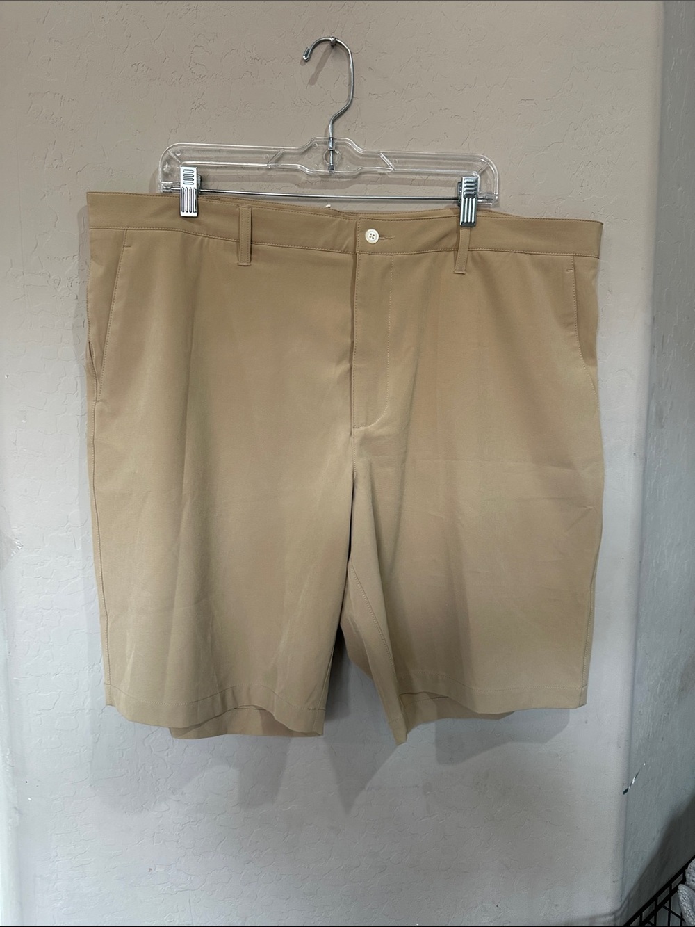 Polo by Ralph Lauren Khaki Flat-Front Men's Shorts
